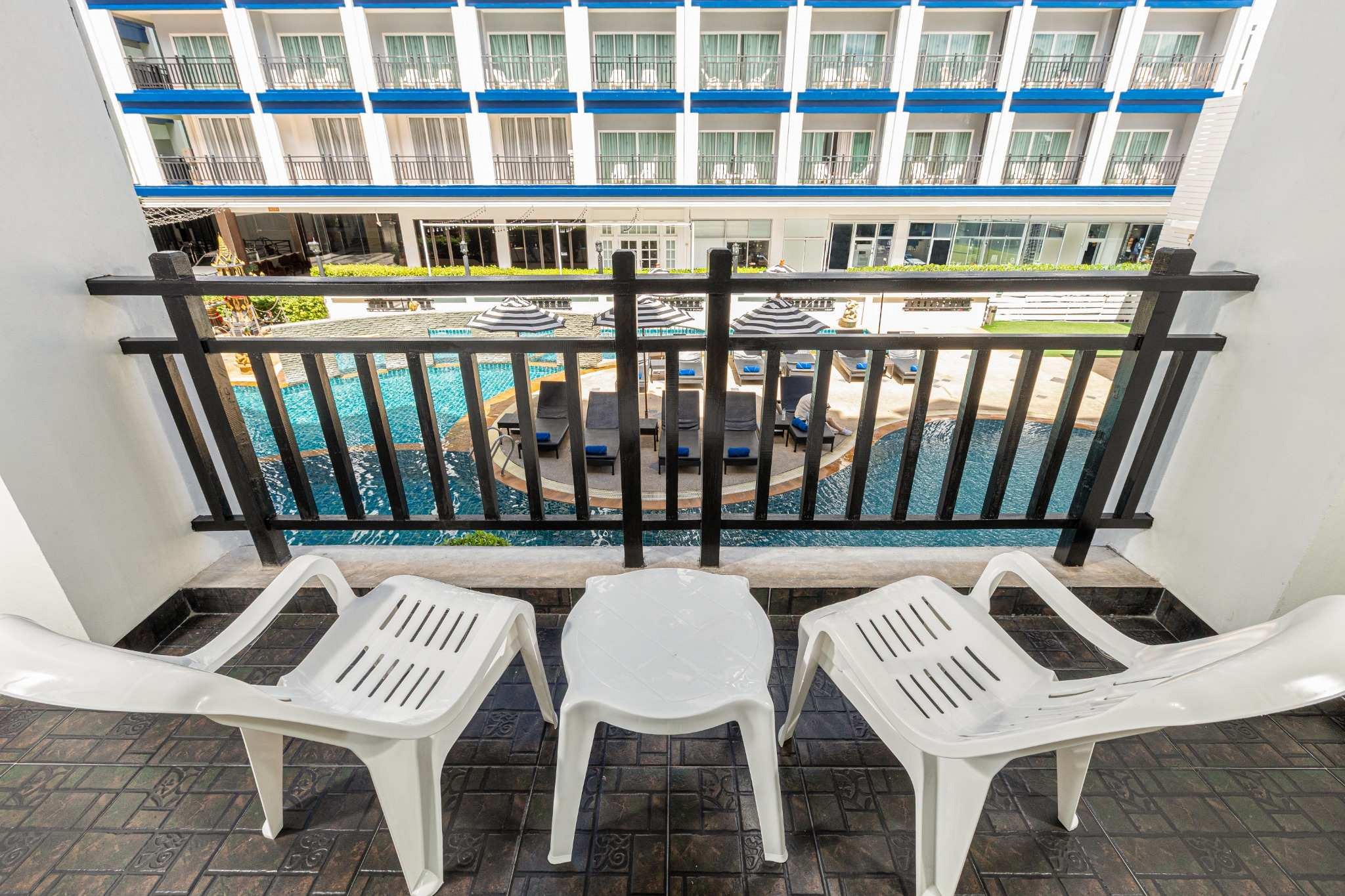 Deluxe Pool View with Balcony
